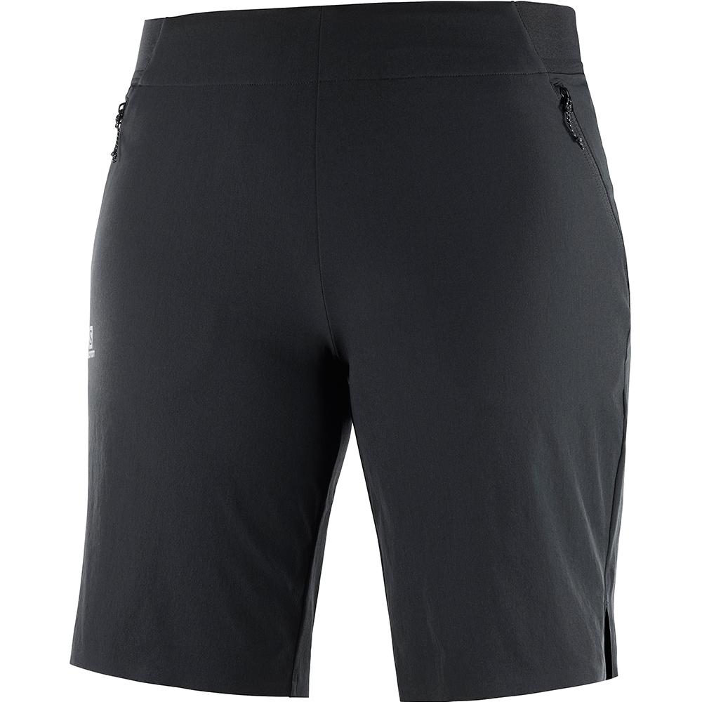 SALOMON WAYFARER PULL ON W Philippines - Women's Shorts - Black | 635078-BNJ